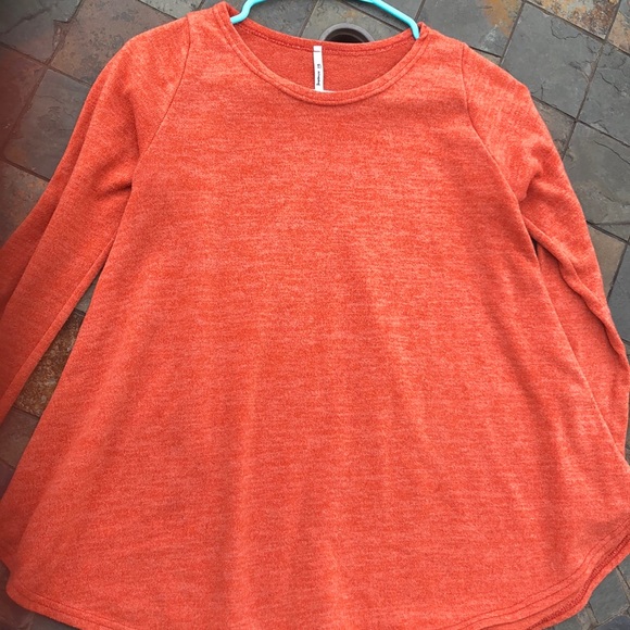 Orange flared shirt SJ company medium - Picture 5 of 8